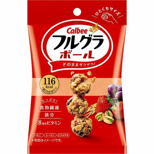 カルビー フルグラボール 3種アソートセット(24袋)[シリアル]の通販は