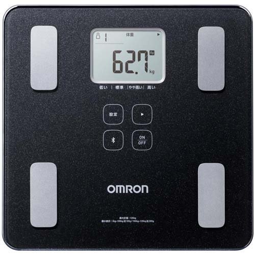 【オムロン】HBF-702T 体重体組成計 カラダスキャン OMRON ブラック オムロン 体重体組成計 カラダスキャン 部位別測定 HBF-702T ( 1台