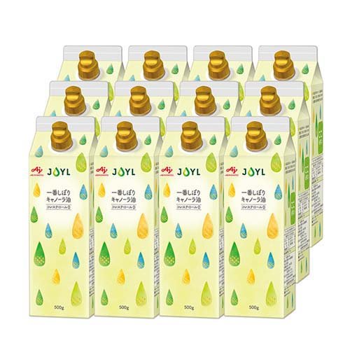 JOYL 一番しぼり キャノーラ油 紙パック (コレステロール0)(500g*6本入*2セット)[食用油 その他]の通販は 5,978円