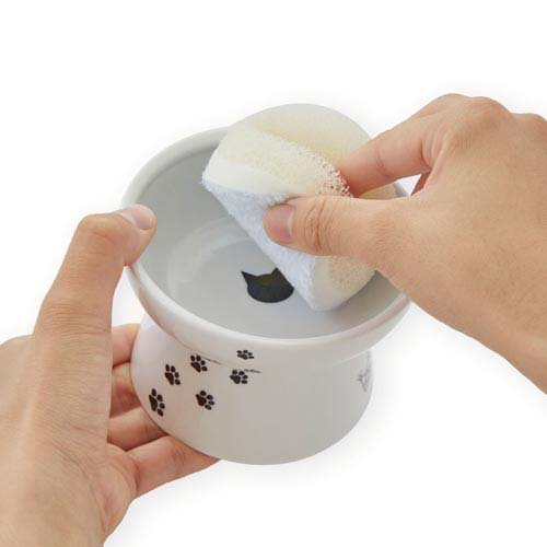 猫壱 洗剤なしでキレイに落とす 食器用スポンジ(4個入×12セット)[ペットの雑貨・ケアグッズ]_7