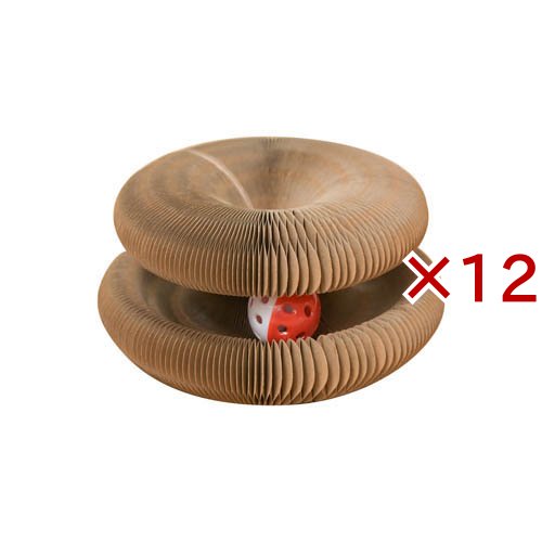 ドーナツ型爪とぎ(12セット)[猫のおもちゃ・しつけ]