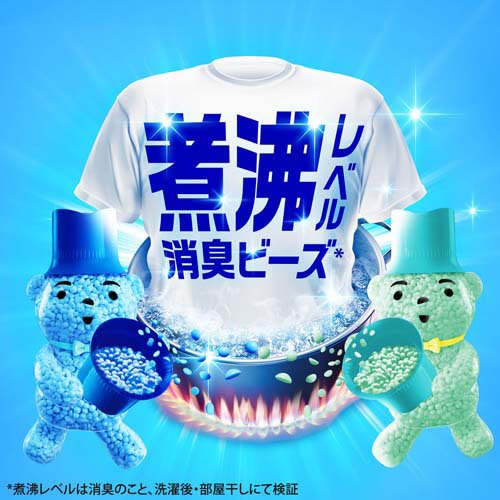 レノア 煮沸レベル消臭 抗菌ビーズ 部屋干し 花とおひさまの香り 詰め替え(1410mL×6セット)[加香剤]