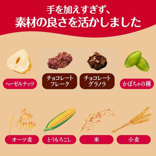 素材まるごとグラノラ ヘーゼルナッツチョコレート(370g×12セット)[シリアル]_3