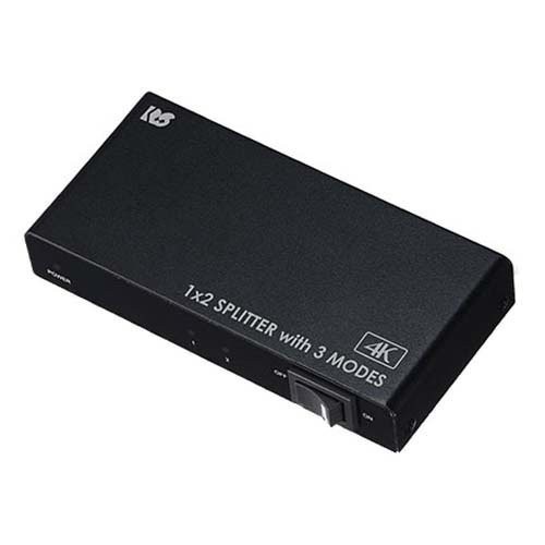 ラトックシステム 4K60Hz対応 1入力2出力 HDMI分配器 動作モード機能付 RS-HDSP2M-4K(1個)[情報家電　その他]の通販は 13,799円