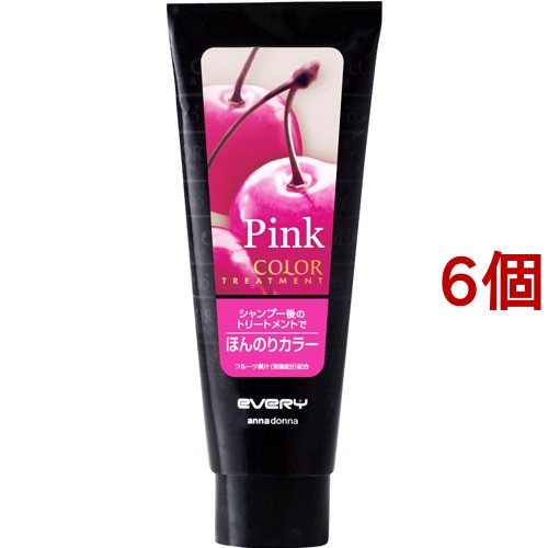 エブリ カラートリートメント ピンク(160g*6個セット)[カラーヘアトリートメント]