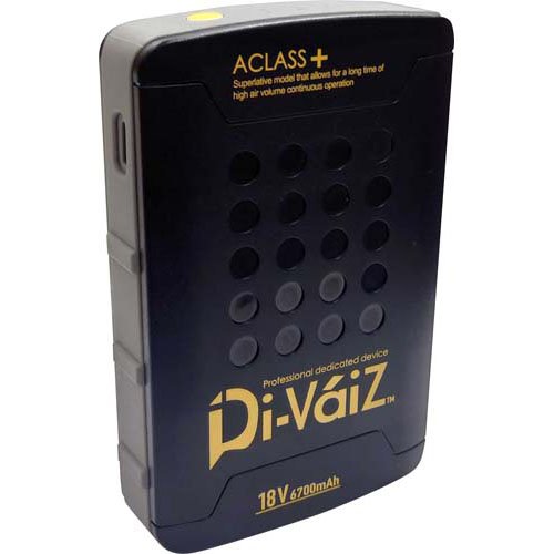 DiVaiZ 空調服用 18Vバッテリー6700mAh 992005-999-F(1個)[扇風機]