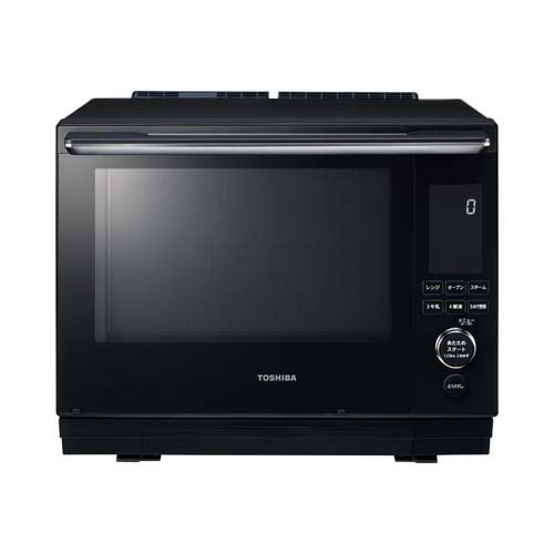 TOSHIBA(東芝) スチームオーブンレンジ 石窯ドーム ER-D3000A(K)グランブラック(1台)[電子レンジ・オーブンレンジ]