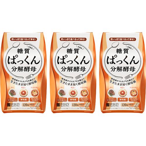 スベルティ ぱっくん分解酵母(120粒*3箱セット)[その他 酵母・酵素サプリメント]