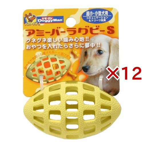 ドギーマン アミーバーラクビー(12セット)[犬のおもちゃ・しつけ]