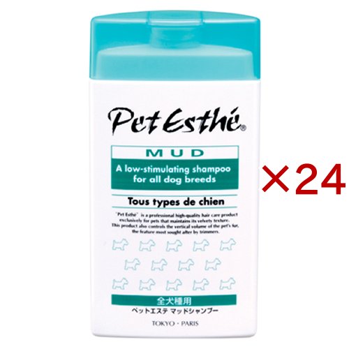 ペットエステ マッドシャンプー全犬種用(350ml×24セット)[ペットの雑貨・ケアグッズ]