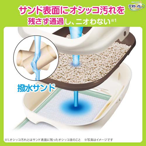 デオトイレ 消臭・抗菌サンドナチュラルグリーンの香り 猫砂(3.8 デオトイレ 消臭・抗菌サンドナチュラルグリーンの香り 猫砂(3.8