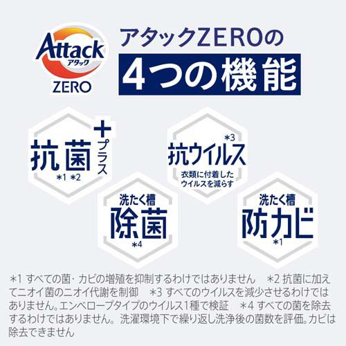 アタックZERO 部屋干し つめかえ用 梱販売用(1070g×9個入)[つめかえ用洗濯洗剤(液体)]_6