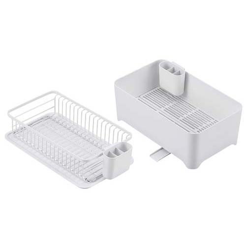 余白 コンパクトにまとまる水切りセット ピュアホワイト MG-0308(1セット)[キッチン用品 その他]の通販は