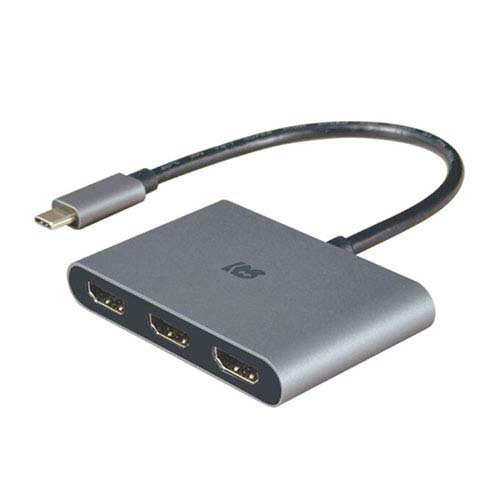 ラトックシステム トリプルディスプレイアダプター 最大4K60Hz・PD対応 RS-UCHD3-PD(1個)[情報家電　その他]