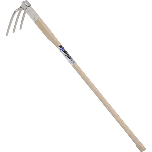 千吉 金 選べる鍬 ステンレス三本爪鍬 中 1050mm(1本)[剪定用品・農具]