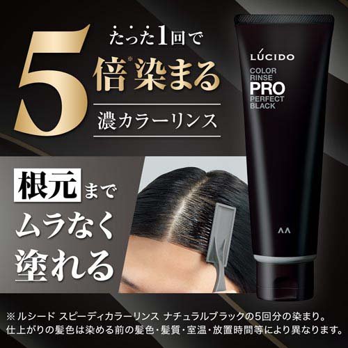 ルシード カラーリンスPRO パーフェクトブラック(120g×6セット