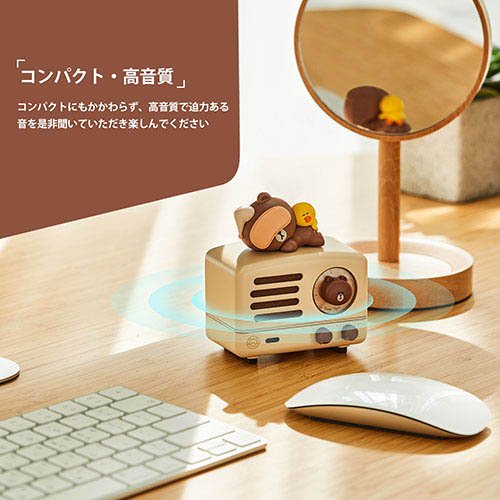 Muzen OTR LINEフレンズ・コラボモデル Bluettothスピーカー C MW-2AI-LINE(1個入)[スピーカー]_3