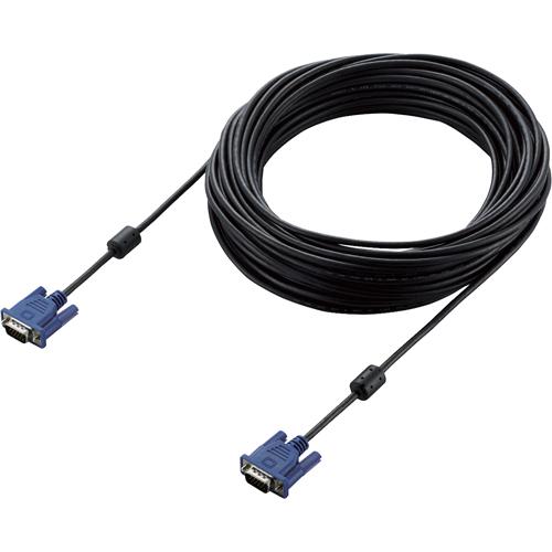 エレコム RoHs対応D-sub15ピン ミニケーブル ノーマル 20m ブラック CAC-L20BK／RS(1個)[情報家電　その他]