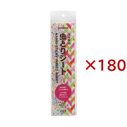 カモ井の虫とりシート 花と鳥+スラッシュ(6枚入×180セット)[虫除け その他]