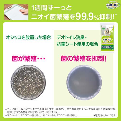 デオトイレ 消臭・抗菌シート(10枚入*24袋セット)[猫砂・猫トイレ用品]_3