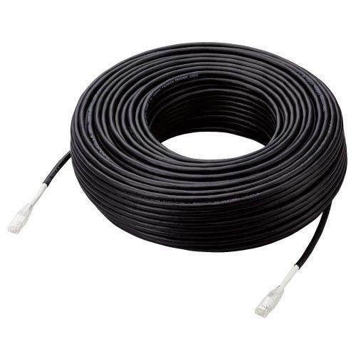 エレコム LANケーブル CAT6A 80m 屋外用 PoE++ 対応 高速 10Gbps エレコム LANケーブル CAT6A 80m 屋外用 PoE++ 対応 高速 10Gbps