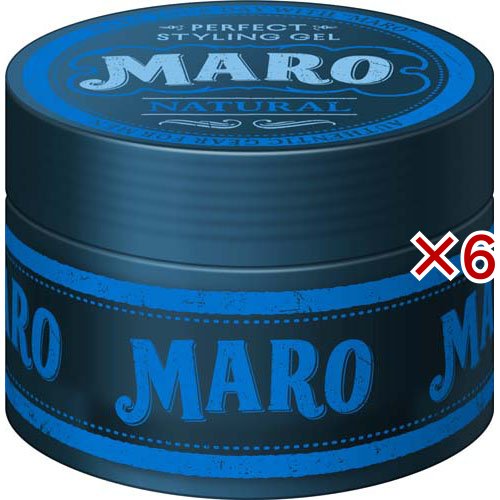 MARO パーフェクトスタイリング ジェル ナチュラル(80g×6セット)[ヘアジェル]