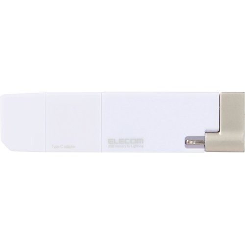 エレコム iPhone iPad USBメモリ Apple MFI認証 64GB ホワイト MF-LGU3B064GWH(1個)[情報家電　その他]_2