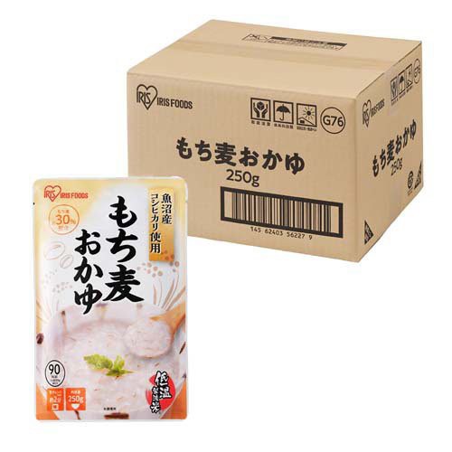 アイリスフーズ もち麦おかゆ レトルト こしひかり 国産(250g×20食