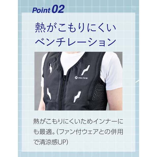 INUTEQ(イヌテック) 注水式ボディクールスマートX M ブラック(1着)[衣類 その他]_10