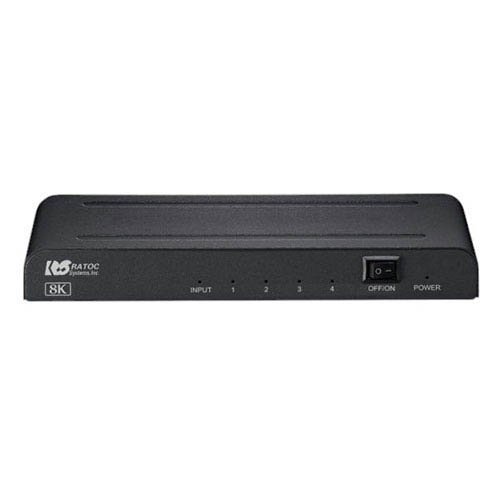 8K対応 1入力4出力 HDMI分配器(1個入)[情報家電　その他]