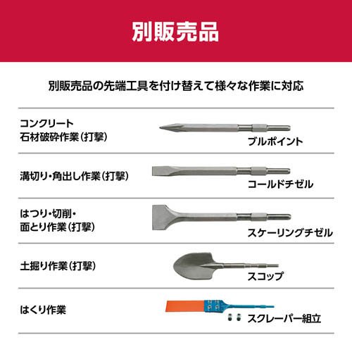 京セラ(リョービ) コンクリートハンマー ACH462 ケースなし 656750B(1個)[生活用品 その他]