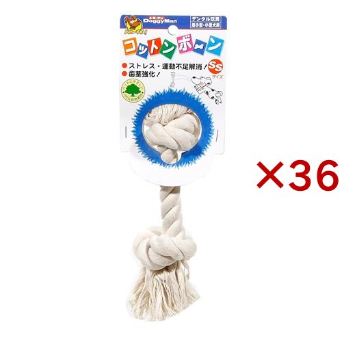 ドギーマン コットンボーン(36セット)[犬のおもちゃ・しつけ]