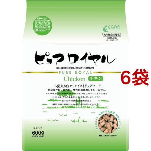 ピュアロイヤル チキン(600g*6コセット)[ドッグフード(ソフト・セミモイスト)]