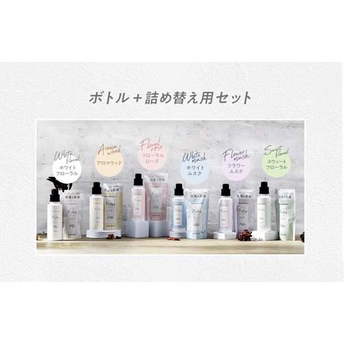 P-sha(パーシャ) 柔軟剤 ボトル 詰め替えセット ホワイトムスク