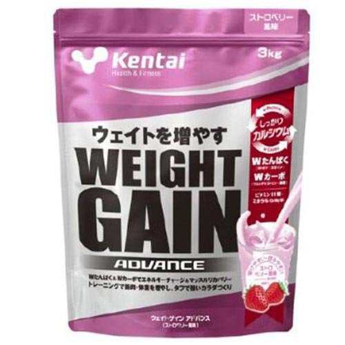 Kentai(ケンタイ) ウェイトゲインアドバンス ストロベリー風味(3kg)[kentai プロテイン(h＆f)]