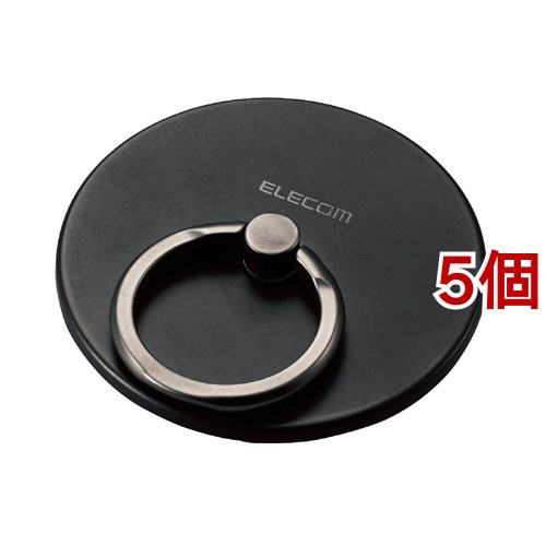 エレコム スマホリング マグネット MagSafe 対応 iPhone 薄型 ブラック(5個セット)[その他]の通販は