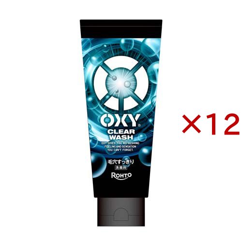オキシークリアウォッシュ大容量(200g×12セット)[男性用 洗顔料]