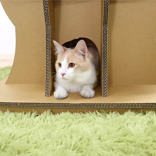 ラージ ツリーステップ キャットタワー(1台)[ペット用サークル・ケージ・ルーム・タワー]_8