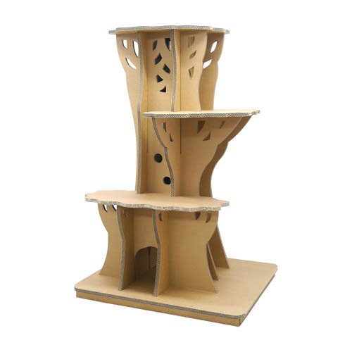 ラージ ツリーステップ キャットタワー(1台)[ペット用サークル・ケージ・ルーム・タワー]