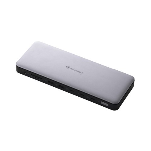 エレコム Thunderbolt4対応 ドッキングステーション シルバー DST-W13(1個)[情報家電　その他]