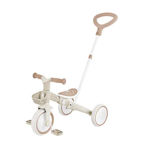 GLOBBER ラーニングトライク 3in1 プラスECO ココナッツ(1台)[自転車(ベビー玩具・赤ちゃんおもちゃ)]