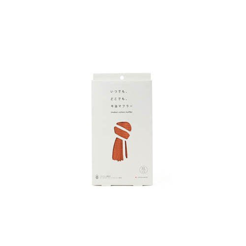 いつでも、どこでも、今治マフラー オレンジ(1枚)[衣類 その他]