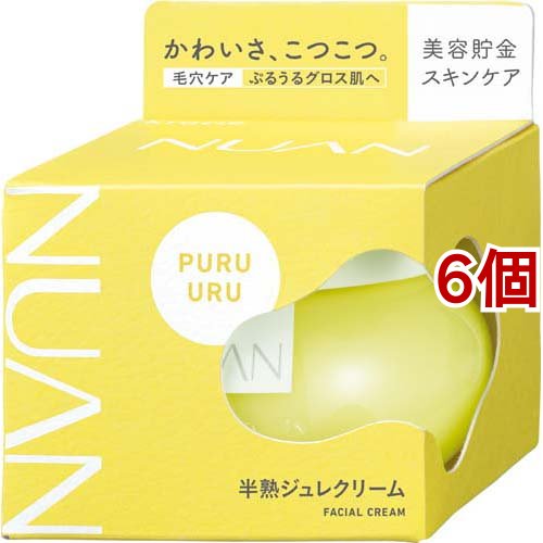 NUAN 半熟ジュレクリーム(80g*6個セット)[保湿クリーム]の通販は