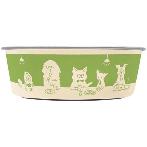 ステンレスの食器 ごはんにゃわん 犬用 SS ビストロ(12セット)[ペットの雑貨・ケアグッズ]_1
