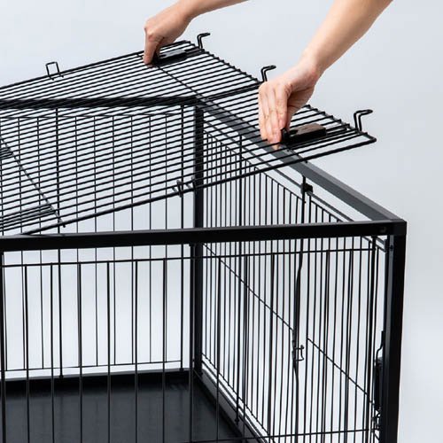 インテリアペットサークル 120-60 屋根面(1台)[ペット用サークル・ケージ・ルーム・タワー]_3