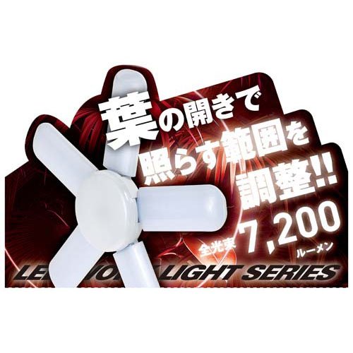 藤原産業 SK11 コード式LEDリーフライト2(作業灯・LEDライト) 60W 屋内