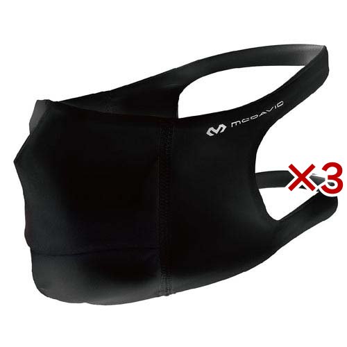 McDavid スポーツフェイスマスク オープンエア M ブラック MA30310(3セット)[マスク その他]の通販は 4,910円