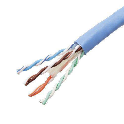 エレコム LANケーブル 100m 長尺 単線 CAT6A対応 ブルー LD-GPAL／BU100RS(1本)[情報家電　その他]_1