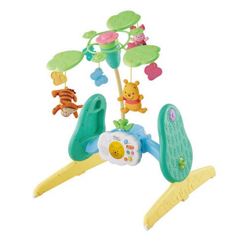 えらべる回転 6WAYジムにへんしんメリー プラス くまのプーさん(1セット)[メリー]