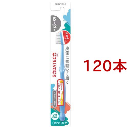 ソダテコ こどもハブラシ 6-12才用(120セット)[子供用歯ブラシ]